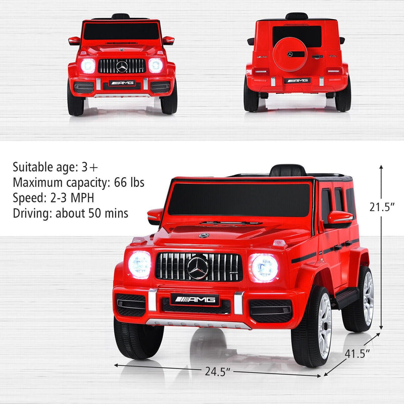 Load image into Gallery viewer, Licensed Mercedes-Benz G63 12V Kids Ride On Car with Remote Control and Music
