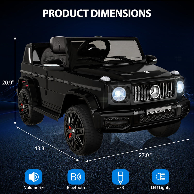 Load image into Gallery viewer, Licensed Mercedes-Benz G63 Electric Ride-On Car for Kids - 12V Battery Powered Vehicle
