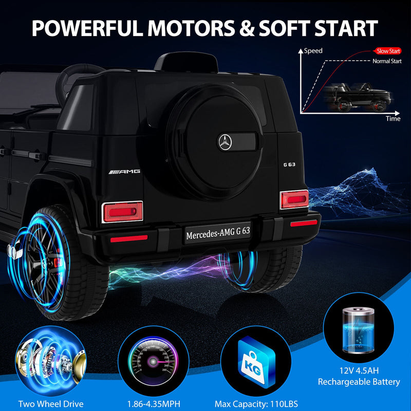 Load image into Gallery viewer, Licensed Mercedes-Benz G63 Electric Ride-On Car for Kids - 12V Battery Powered Vehicle
