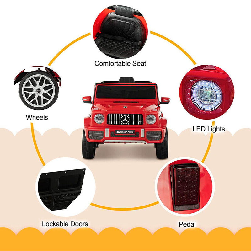 Load image into Gallery viewer, Licensed Mercedes-Benz G63 Electric Ride-On Car for Kids with Remote Control - 12V
