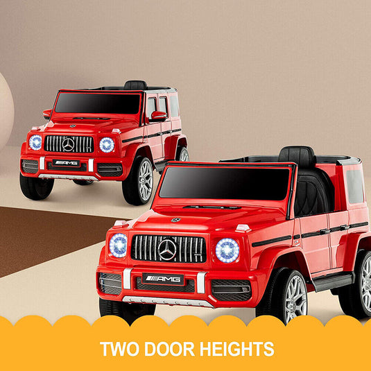 Licensed Mercedes-Benz G63 Electric Ride-On Car for Kids with Remote Control - 12V
