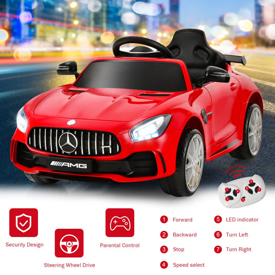 Licensed Mercedes-Benz GTR 12V Kids Ride On Car with Battery Power - The Ultimate Electric Toy