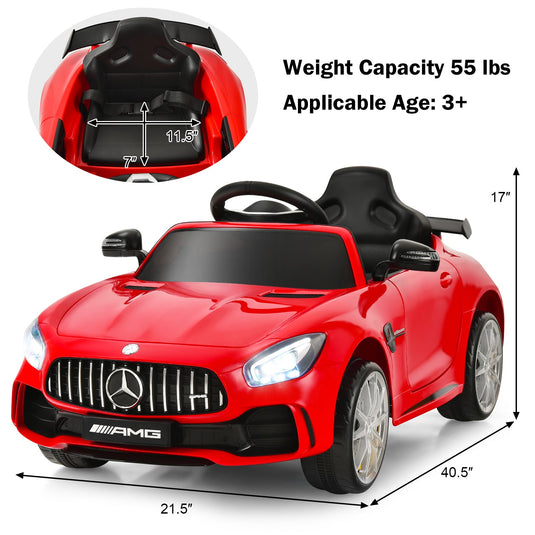 Licensed Mercedes-Benz GTR 12V Kids Ride On Car with Battery Power - The Ultimate Electric Toy