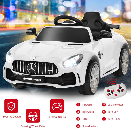 Licensed Mercedes-Benz GTR 12V Kids Ride On Car with Battery Power - The Ultimate Electric Toy
