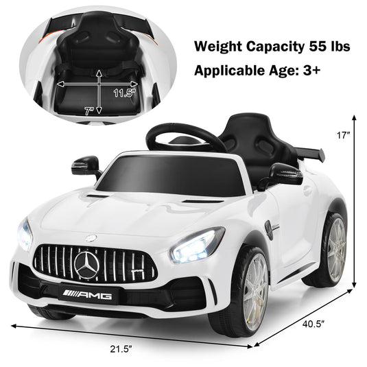 Licensed Mercedes-Benz GTR 12V Kids Ride On Car with Battery Power - The Ultimate Electric Toy