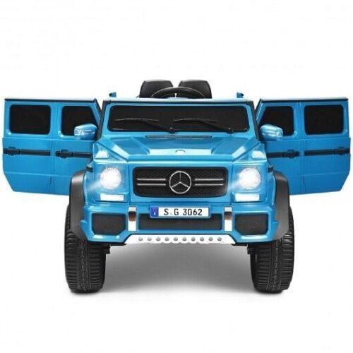 Load image into Gallery viewer, Licensed Mercedes-Benz Kids Ride On Car in Navy Blue - 12V Battery Powered

