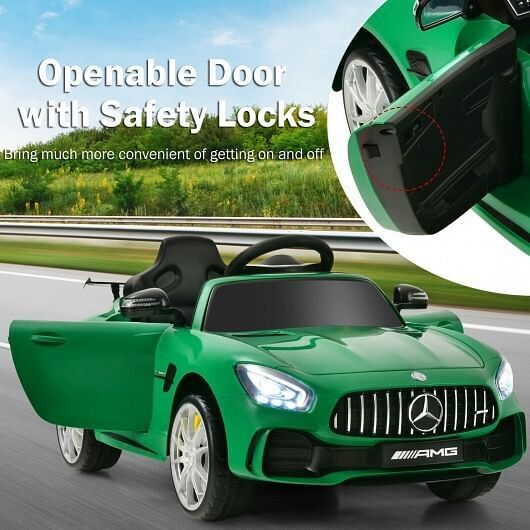 Load image into Gallery viewer, Licensed Mercedes Benz Kids Ride-On Car with Remote Control - Green (12V)
