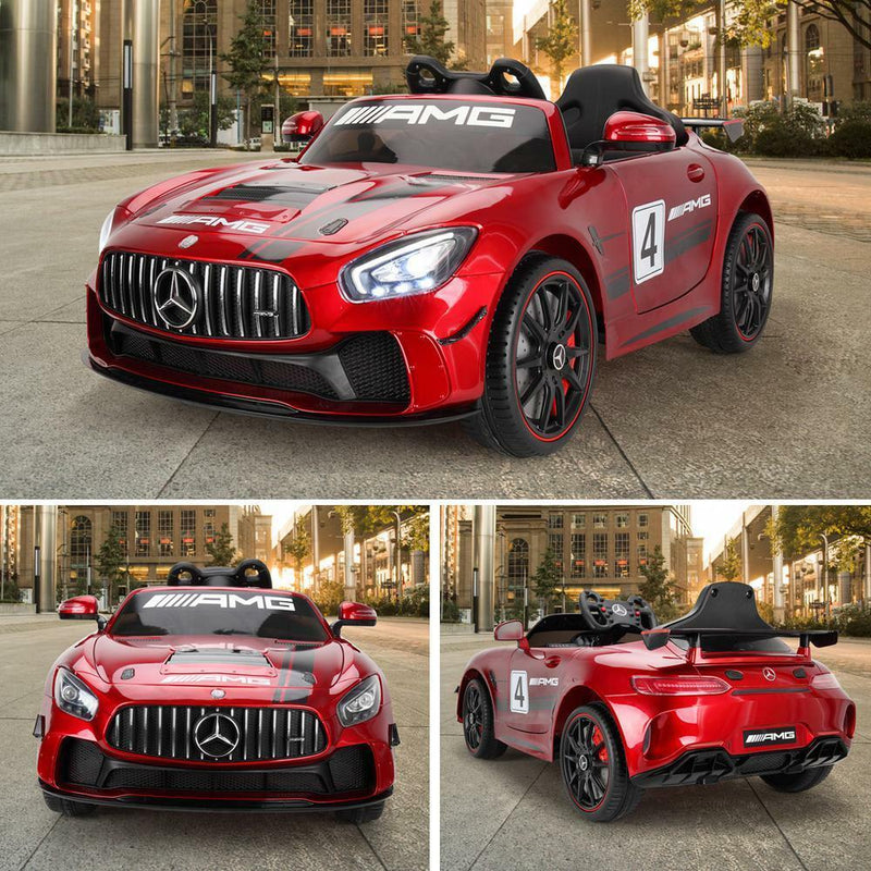 Load image into Gallery viewer, Licensed Mercedes Benz Kids Ride-On Car with Remote Control - Red
