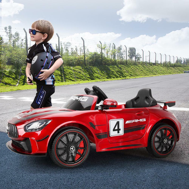 Load image into Gallery viewer, Licensed Mercedes Benz Kids Ride-On Car with Remote Control - Red
