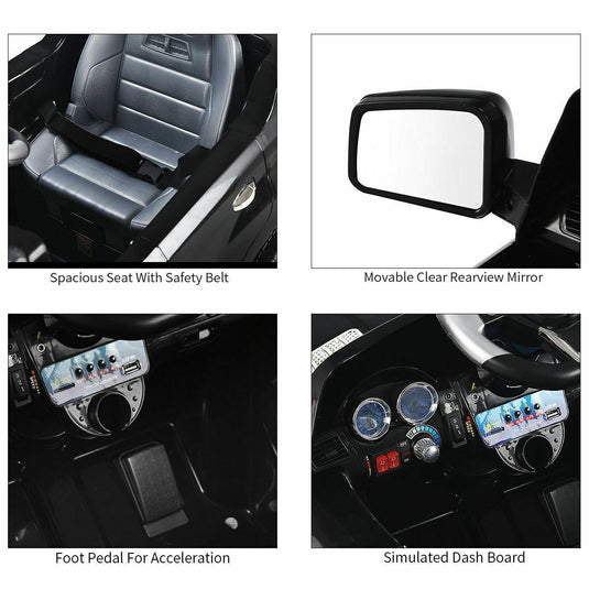 Licensed Mercedes Benz ML350 6V Electric Ride On Car with MP3 and Remote Control for Kids