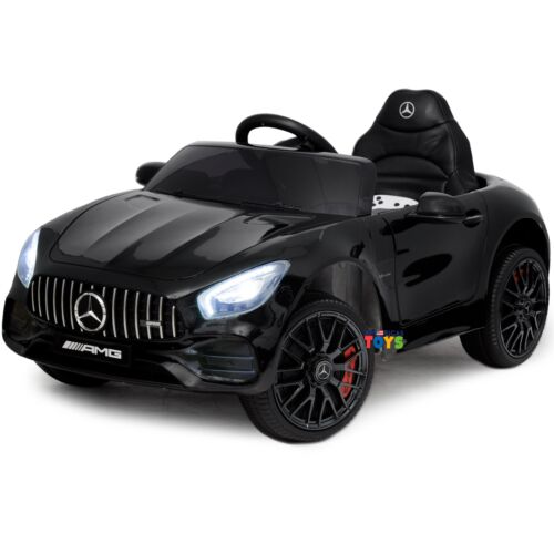 Licensed Mercedes-Benz Remote Control Car for Kids with Leather Seat in Multiple Colors