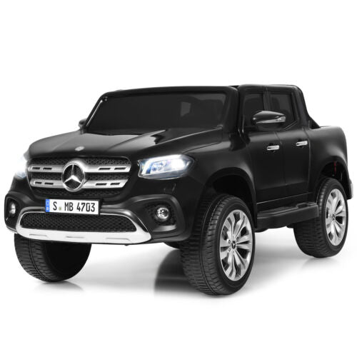 Load image into Gallery viewer, Licensed Mercedes Benz X Class RC 2-Seater Kids Ride On Car with Trunk - Black
