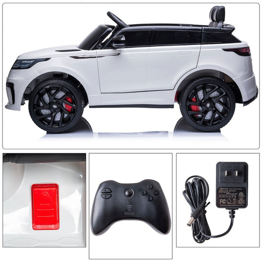Licensed SUV Range Rover Velar 12V Electric Ride-On Car for Kids with 2.4G RC Control