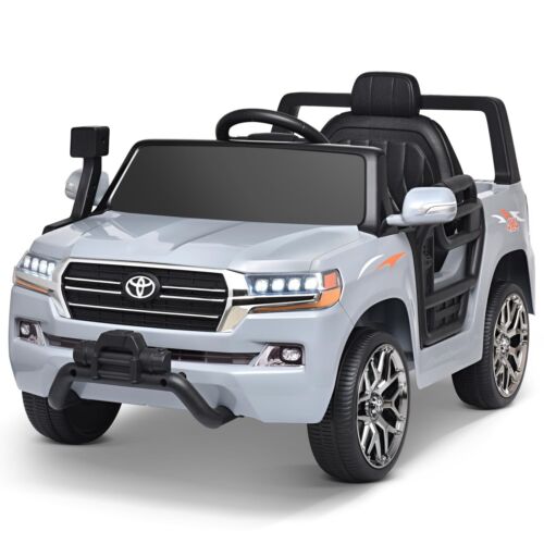 Licensed Toyota 12V Kids Ride-On Truck with Battery-Powered Motor