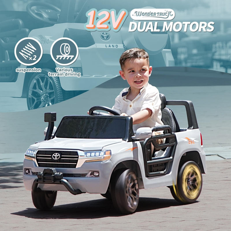 Load image into Gallery viewer, Licensed Toyota 12V Kids Ride-On Truck with Battery-Powered Motor
