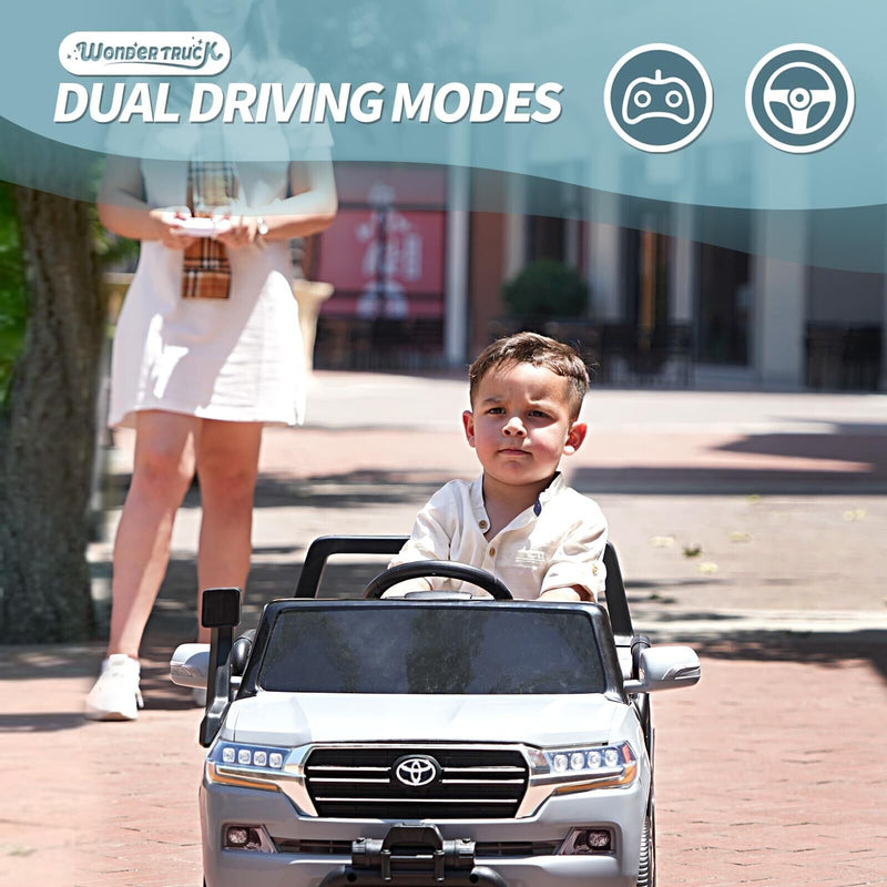 Load image into Gallery viewer, Licensed Toyota 12V Kids Ride-On Truck with Battery-Powered Motor
