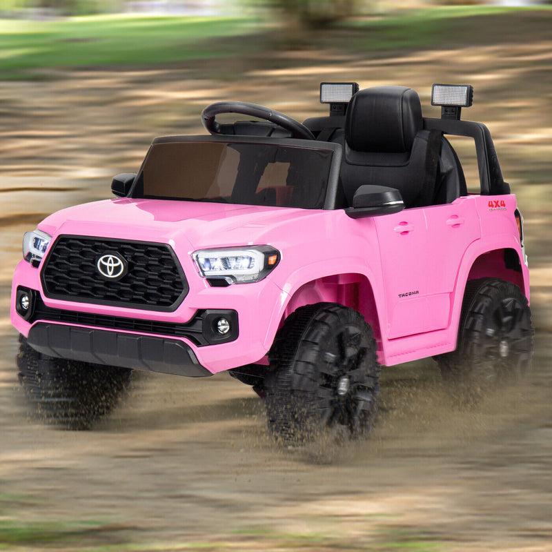 Load image into Gallery viewer, Licensed Toyota Tacoma Ride-On Car for Kids with MP3 Player - 12V Electric Vehicle by Kimbosmart
