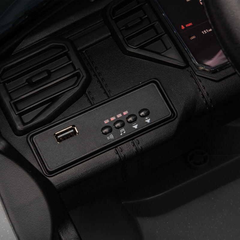 Load image into Gallery viewer, Licensed Toyota Tundra Grey 12V Kids Ride On Pickup Truck with 3 Speeds and Dual Motors
