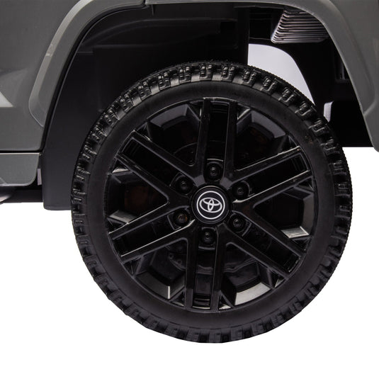 Licensed Toyota Tundra Grey 12V Kids Ride On Pickup Truck with 3 Speeds and Dual Motors