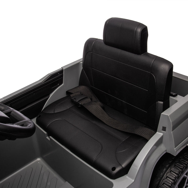 Load image into Gallery viewer, Licensed Toyota Tundra Grey 12V Kids Ride On Pickup Truck with 3 Speeds and Dual Motors
