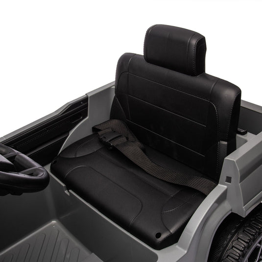 Licensed Toyota Tundra Grey 12V Kids Ride On Pickup Truck with 3 Speeds and Dual Motors