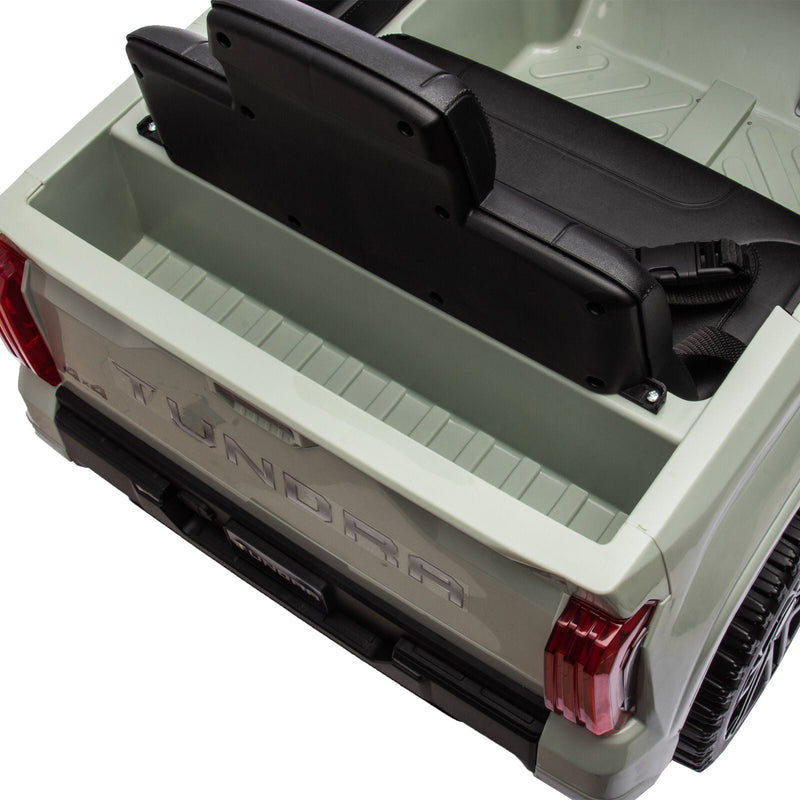 Load image into Gallery viewer, Licensed Toyota Tundra Olive 12V Kids Ride On Pickup Truck with 3 Speeds and Dual Motors
