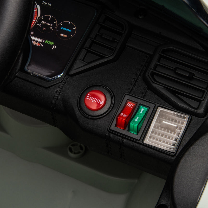 Load image into Gallery viewer, Licensed Toyota Tundra Olive 12V Kids Ride On Pickup Truck with 3 Speeds and Dual Motors
