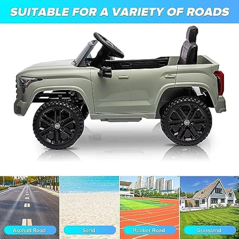 Load image into Gallery viewer, Licensed Toyota Tundra Pickup 12V Battery Powered Ride-On Truck for Kids
