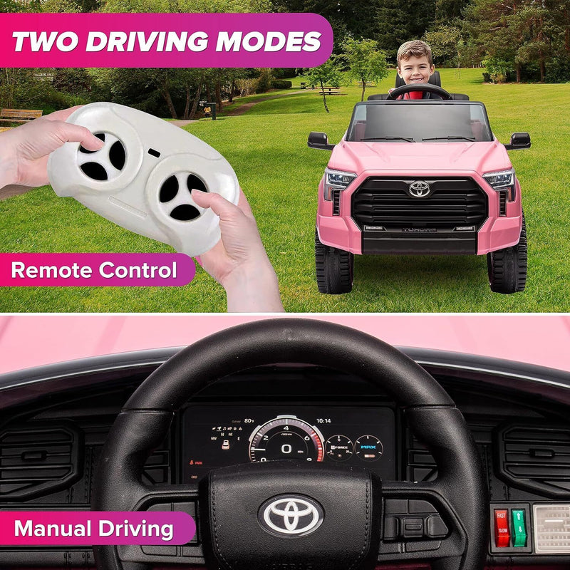 Load image into Gallery viewer, Licensed Toyota Tundra Pickup 12V Battery Powered Ride-On Truck for Kids
