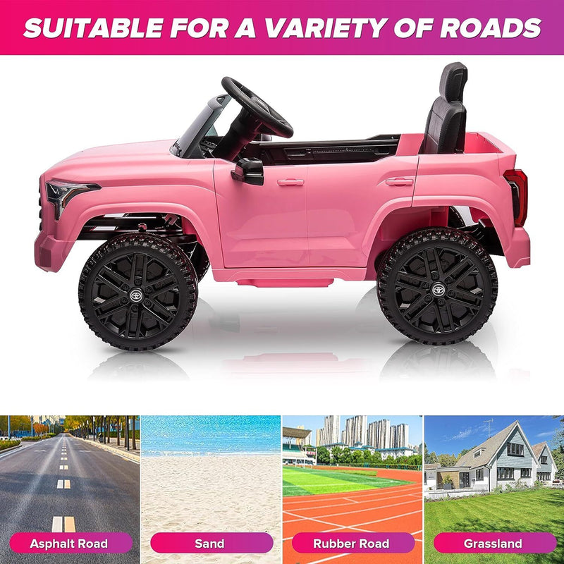 Load image into Gallery viewer, Licensed Toyota Tundra Pickup 12V Battery Powered Ride-On Truck for Kids
