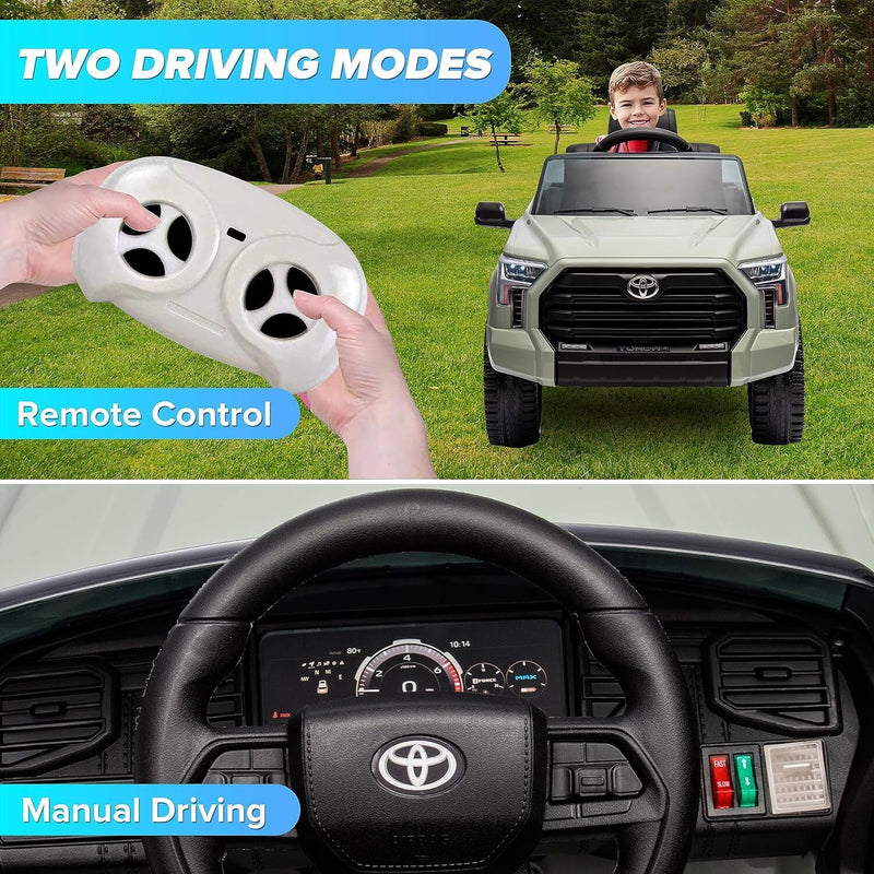 Load image into Gallery viewer, Licensed Toyota Tundra Pickup Electric Car for Kids - 12V 2-Seater Ride On Truck
