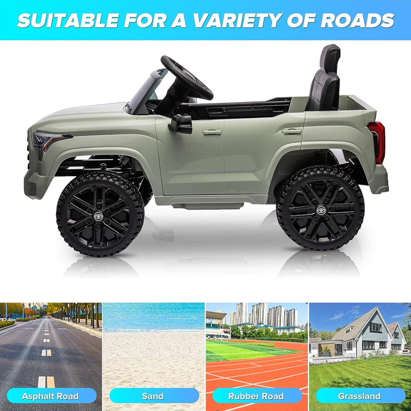 Load image into Gallery viewer, Licensed Toyota Tundra Pickup Electric Car for Kids - 12V 2-Seater Ride On Truck
