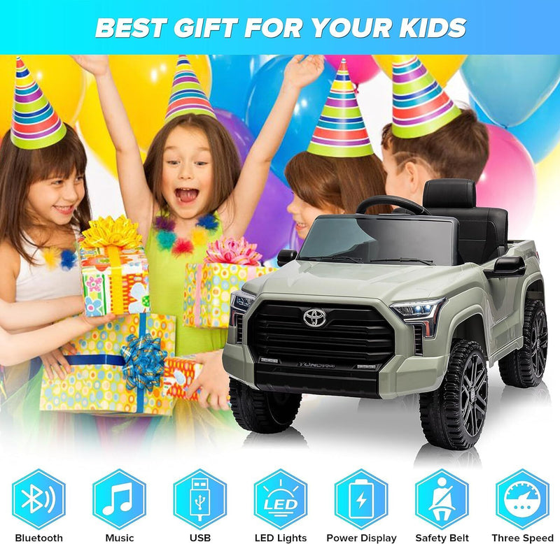 Load image into Gallery viewer, Licensed Toyota Tundra Pickup Electric Car for Kids - 12V 2-Seater Ride On Truck
