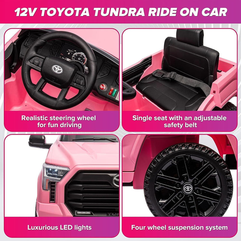 Load image into Gallery viewer, Licensed Toyota Tundra Pickup Electric Car for Kids - 12V 2-Seater Ride On Truck
