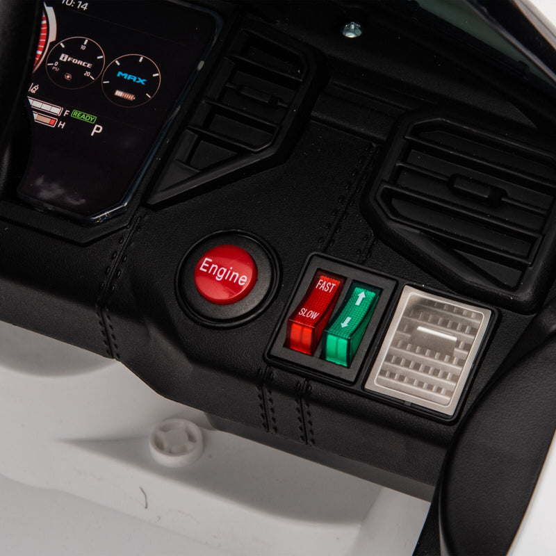 Load image into Gallery viewer, Licensed Toyota Tundra White 12V Kids Ride On Car with 3 Speeds and Dual Motors
