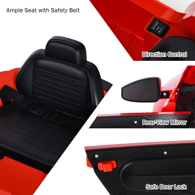 Load image into Gallery viewer, Licensed Volkswagen Beetle 12V Ride-On Car with Music &amp; Remote Control - Red
