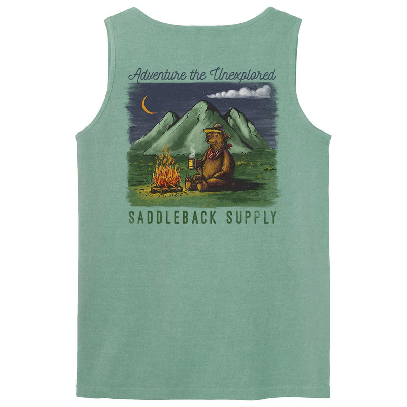 Load image into Gallery viewer, Camping Bear Pigment Tank Top
