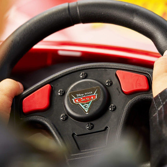 Lightning McQueen Battery-Powered Vehicle with Sound Effects for Ages 3+