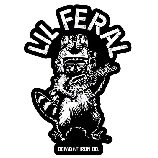 Lil Feral Racoon Decal