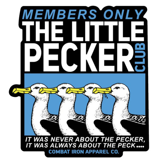 Little Pecker Club Only Members Decal