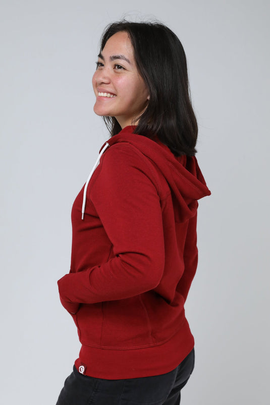 Women's Hero Hoodie Lite (Crimson Cherry)