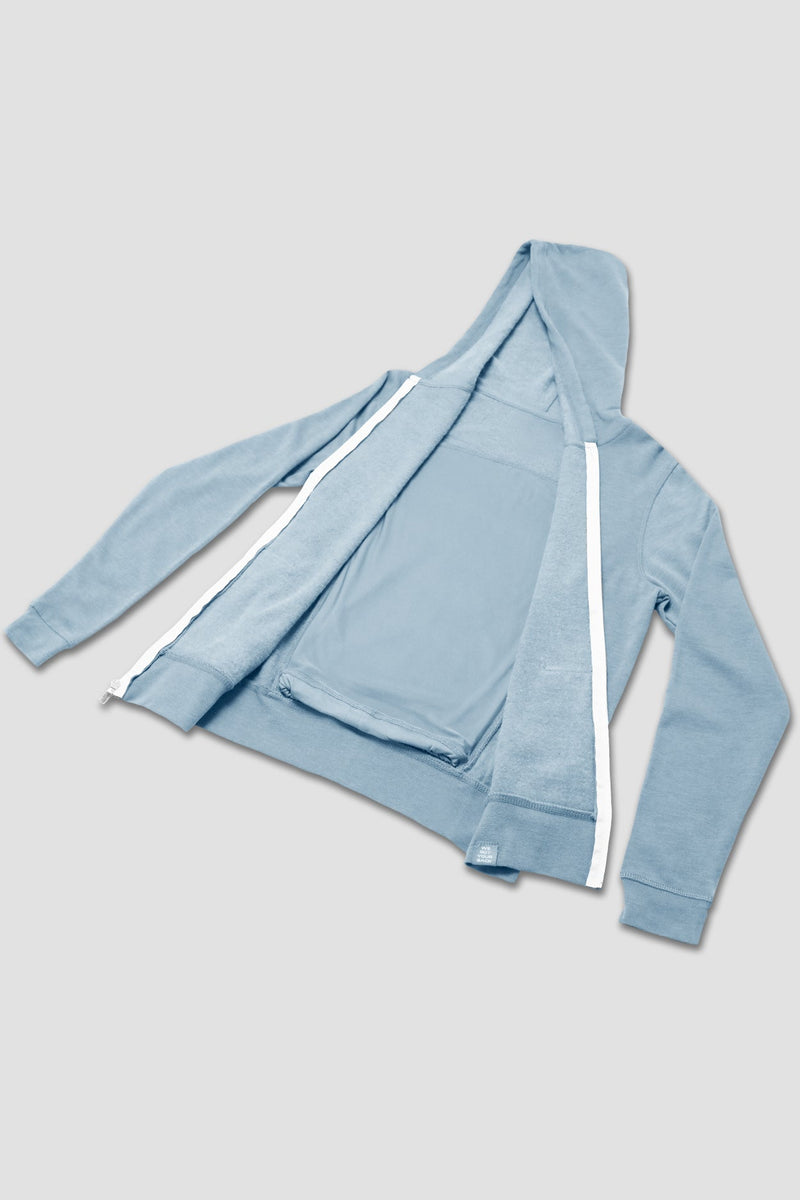 Load image into Gallery viewer, Women's Hero Hoodie Lite (Misty Blue)
