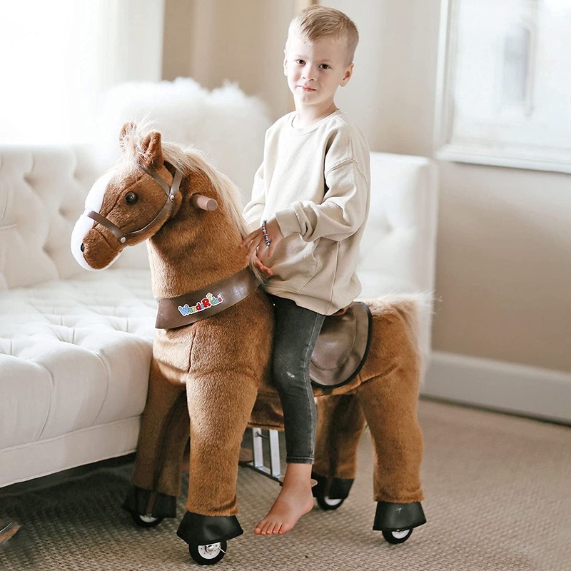 Load image into Gallery viewer, Little Riders&#39; Dream: Mini Horse Toy for Kids Ages 3-5 (30.1 Inches Tall)
