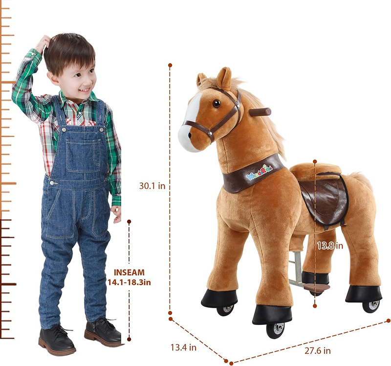 Load image into Gallery viewer, Little Riders&#39; Dream: Mini Horse Toy for Kids Ages 3-5 (30.1 Inches Tall)
