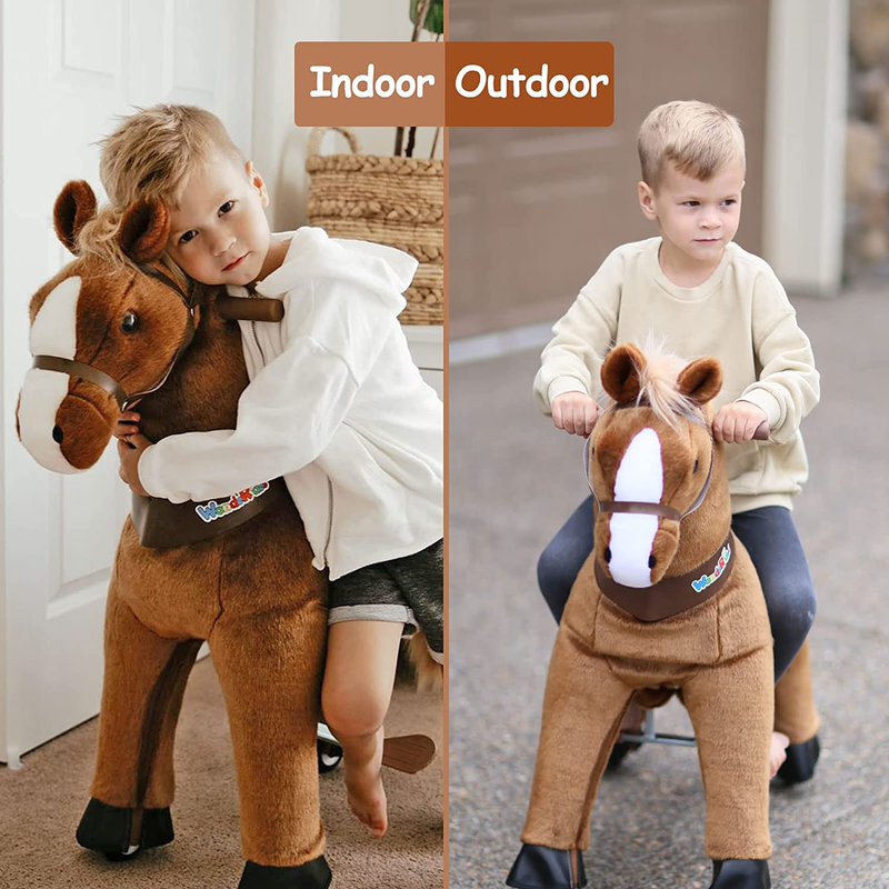 Load image into Gallery viewer, Little Riders&#39; Dream: Mini Horse Toy for Kids Ages 3-5 (30.1 Inches Tall)
