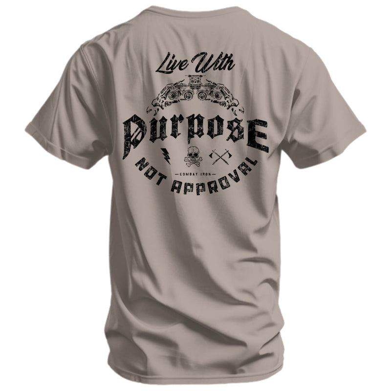 Load image into Gallery viewer, Live With Purpose. Not Approval Men's T-Shirt
