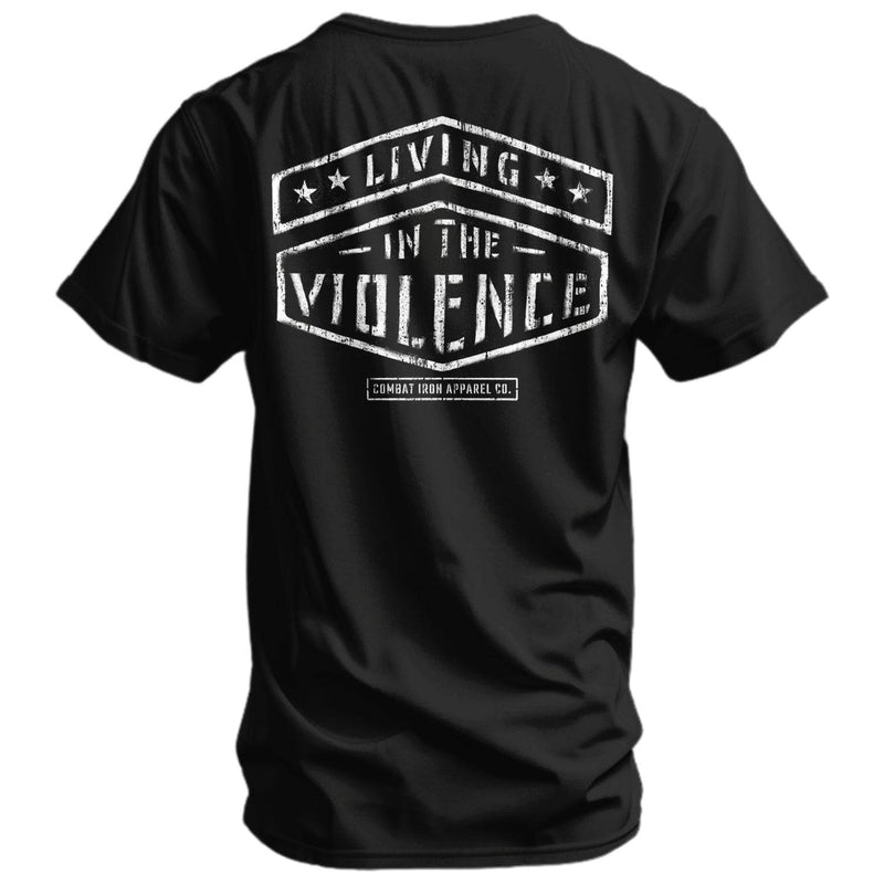 Load image into Gallery viewer, LIVING IN THE VIOLENCE MEN’S T-SHIRT
