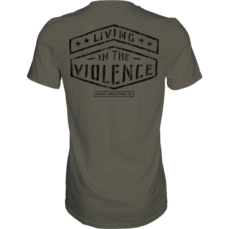 Load image into Gallery viewer, LIVING IN THE VIOLENCE MEN’S T-SHIRT

