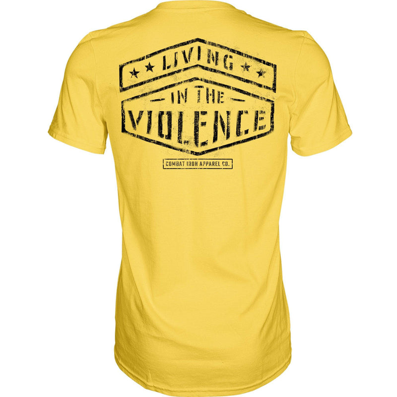 Load image into Gallery viewer, LIVING IN THE VIOLENCE MEN’S T-SHIRT
