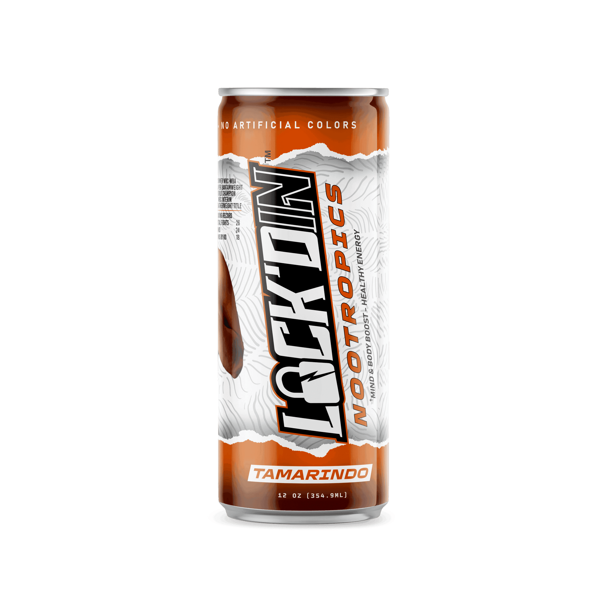 LOCK'DIN Brandon Figueroa Nootropics Performance Drink - Tamarindo (Case of 12) - Skoutley Outdoors LLC
